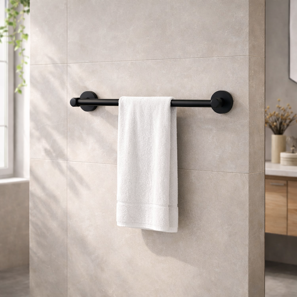 Porte serviettes Noir mat