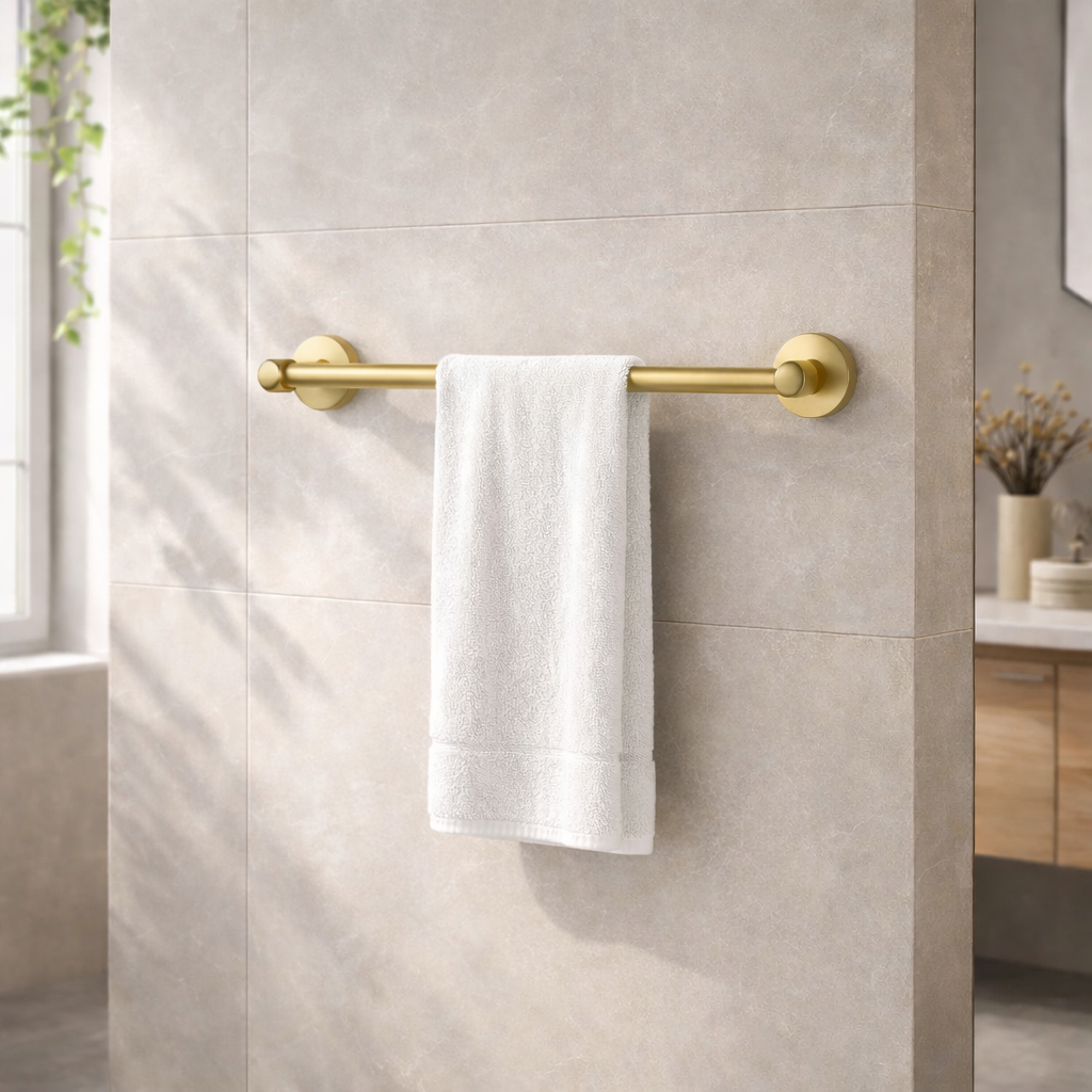 Porte serviettes Or brossé