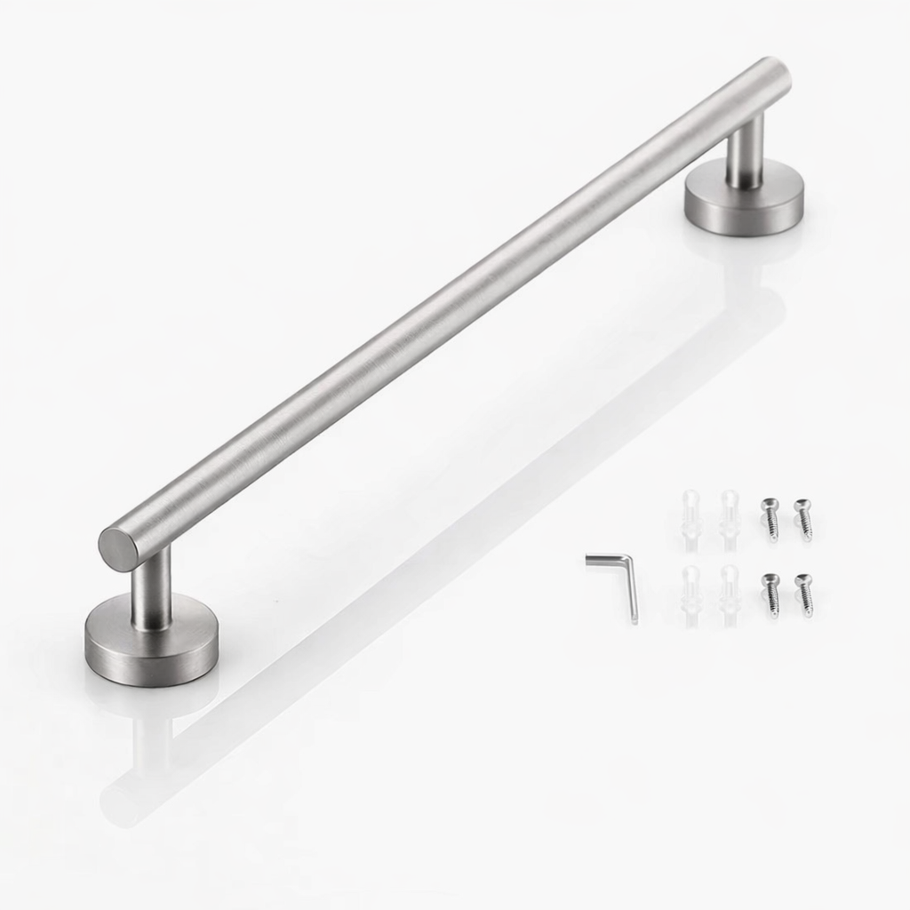 Porte serviettes Gris brossé