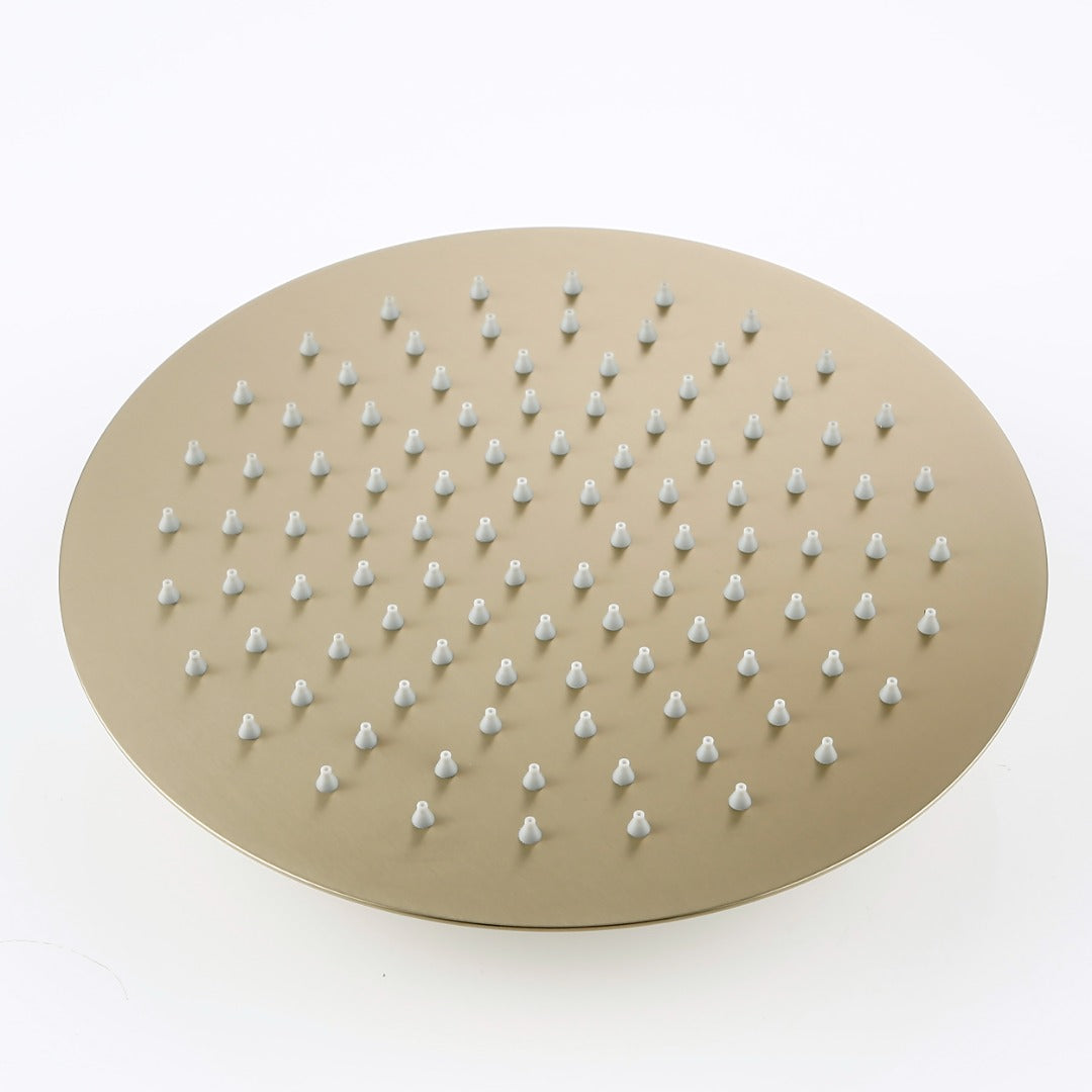 Colonne de douche encastrée – Or brossé PVD