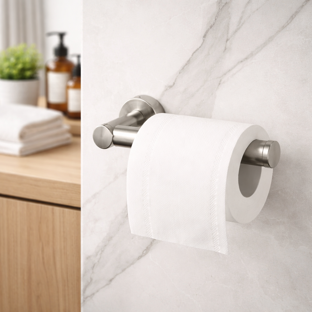 Dérouleur papier Gris brossé