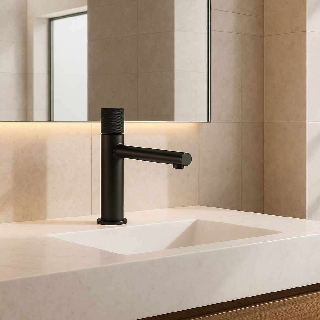 Mitigeur de lavabo – Noir mat PVD