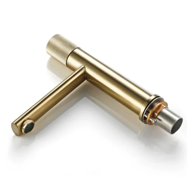 Mitigeur de lavabo – Or brossé PVD