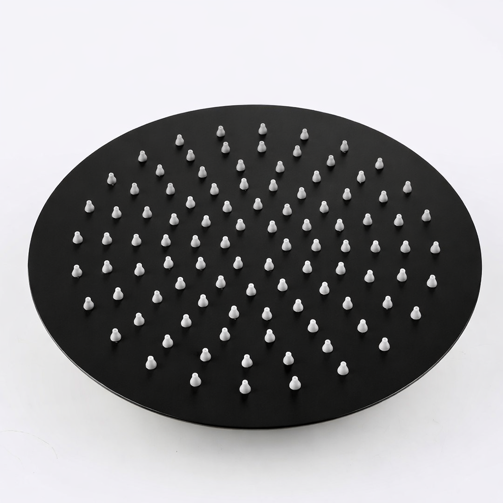 Colonne de douche apparente – Noir mat PVD